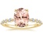 18K Yellow Gold Marseille Half Coverage Diamond Ring (1/4 ct. tw.), smalltop view