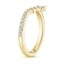 18K Yellow Gold Luxe Lunette Diamond Ring (1/3 ct. tw.), smallside view