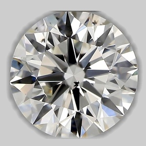 Round diamond — real photo