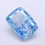 2.03 Ct. Fancy Vivid Blue Cushion Lab Grown Diamond