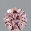 1.58 Ct. Fancy Intense Pink Round Lab Grown Diamond