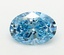 1.53 Ct. Fancy Vivid  Blue Oval Lab Grown Diamond