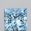 1.28 Ct. Fancy Intense Blue Princess Lab Grown Diamond