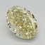 2.15 Ct. Fancy Intense Yellow Oval Lab Grown Diamond