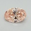 2.15 Ct. Fancy Vivid Pink Oval Lab Grown Diamond