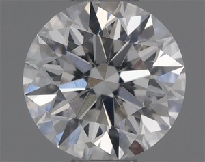 Round diamond — real photo
