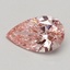 0.52 Ct. Fancy Intense Pink Pear Lab Grown Diamond