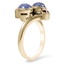 The Carondelet Ring, smalltop view on a hand