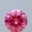 3.10 Ct. Fancy Vivid Pink Round Lab Grown Diamond
