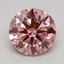 1.05 Ct. Fancy Vivid Pink Round Lab Grown Diamond