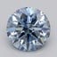 1.06 Ct. Fancy Intense  Blue Round Lab Grown Diamond