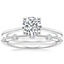 18K White Gold Aimee Ring with Aimee Diamond Ring