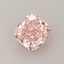 1.30 Ct. Fancy Intense  Pink Cushion Lab Grown Diamond