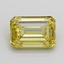 5.45 Ct. Fancy Intense Yellow Emerald Lab Grown Diamond
