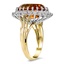 The Pelkey Ring, smalltop view on a hand
