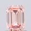 1.00 Ct. Fancy Intense Pink Emerald Lab Grown Diamond