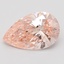 0.83 Ct. Fancy Intense Pink Pear Lab Grown Diamond
