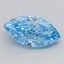 6.08 Ct. Fancy Vivid Blue Marquise Lab Grown Diamond