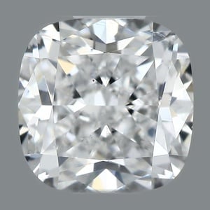 Cushion diamond — real photo