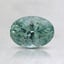 7x5mm Unheated Teal Oval Montana Sapphire