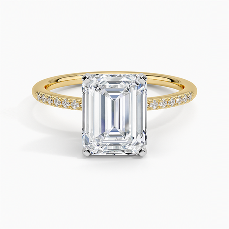 18K Yellow Gold Whisper Diamond Ring