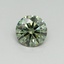 1.00 Ct. Fancy Vivid Green Round Lab Grown Diamond