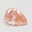 0.81 Ct. Fancy Vivid Pink Pear Lab Grown Diamond