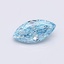 0.32 Ct. Fancy Vivid  Blue Marquise Lab Grown Diamond
