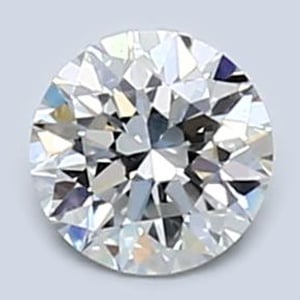 Round diamond — real photo