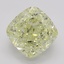 5.03 Ct. Fancy Light Yellow Cushion Diamond