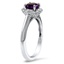 The Bethann Ring, smalltop view on a hand