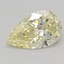 1.03 Ct. Fancy Yellow Pear Lab Grown Diamond
