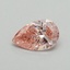 0.38 Ct. Fancy Vivid Pink Pear Lab Grown Diamond