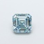1.28 Ct. Fancy Intense  Blue Asscher Lab Grown Diamond