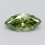 1.06 Ct. Fancy Vivid Green Marquise Lab Grown Diamond