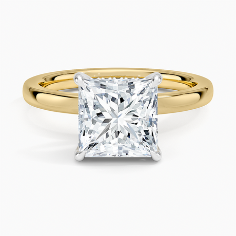 Audrey Mixed Metal 2mm Diamond Ring