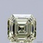 1.67 Ct. Fancy Light Yellow Green Asscher Lab Grown Diamond