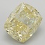 5.81 Ct. Fancy Intense Yellow Cushion Lab Grown Diamond