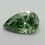 2.09 Ct. Fancy Vivid Pacific Green Pear Lab Grown Diamond