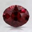8.5x7mm Red Modified Oval Garnet