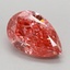 2.02 Ct. Fancy Vivid Pink Pear Lab Grown Diamond