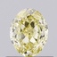 0.46 Ct. Fancy Intense  Yellow Oval Lab Grown Diamond