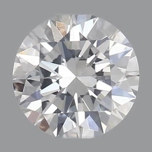 Round diamond — real photo