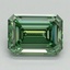 2.02 Ct. Fancy Vivid Pacific Green Emerald Lab Grown Diamond