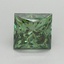 1.11 Ct. Fancy Vivid Pacific Green Princess Lab Grown Diamond