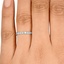 The Cardiff Ring, smallzoomed in top view on a hand