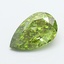 1.08 Ct. Fancy Vivid  Green Pear Lab Grown Diamond