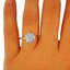 The Lexy Ring, smalltop view on a hand
