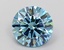 1.58 Ct. Fancy Vivid Blue Round Lab Grown Diamond