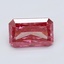 0.91 Ct. Fancy Vivid Pink Radiant Lab Grown Diamond